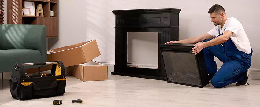 Old Rusted Metal Fireplace Repair And Replacement in Colonial Heights, VA